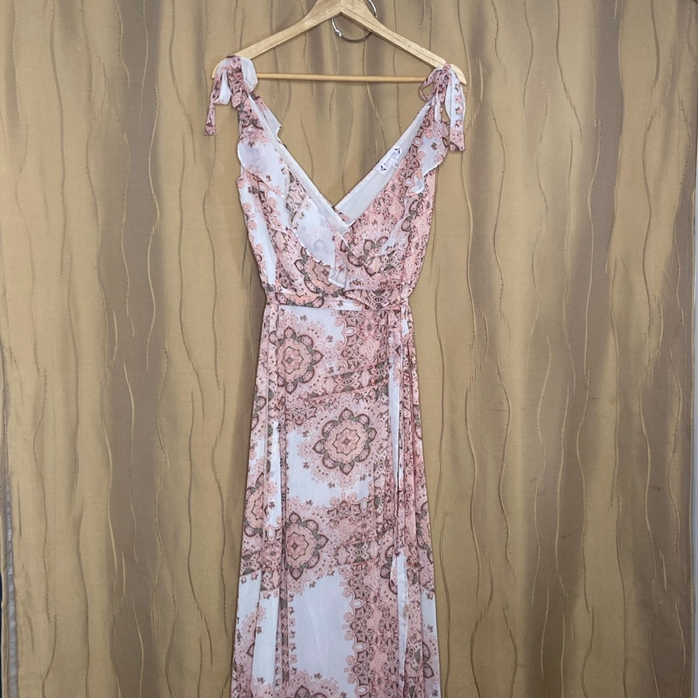 NANETTE LEPORE PAISLEY SPRING MAXI DRESS [SIZE: 8] [USED / PERFECT CONDITION]